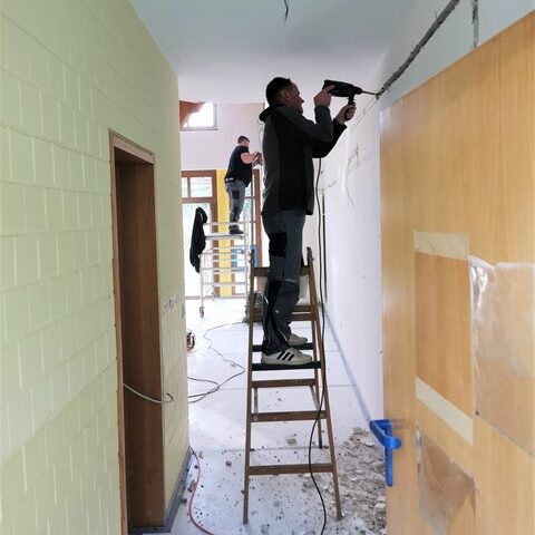 Teilsanierung der Kita Märchenburg schreitet gut voran