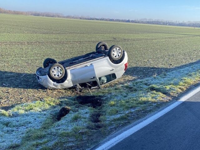 Heute auf der L80: Autofahrerin kommt von der Fahrbahn ab und wird schwer verletzt