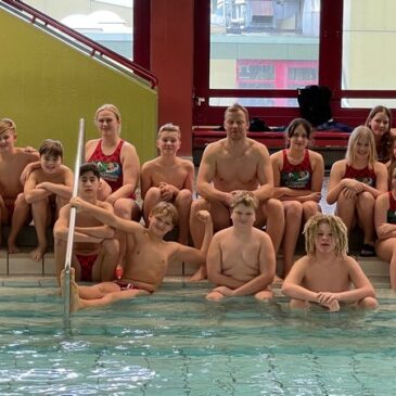 Junges U14 WUM Team sammelt in der Vorrunde zur Ostdeutsche Wasserballmeisterschaft U14 (OWM) viel Erfahrung