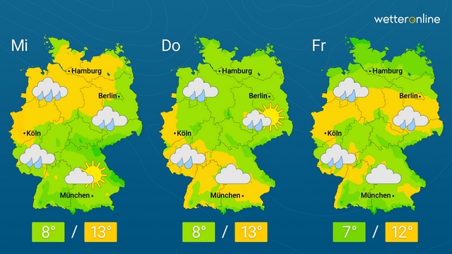 Regnerisch und wenig winterlich