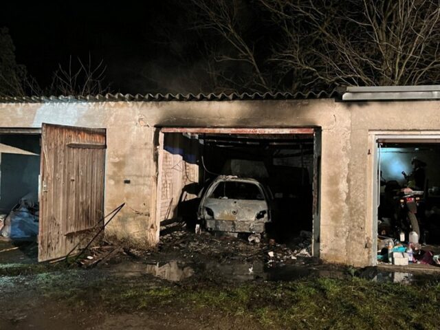 Brandstiftung in Zielitz