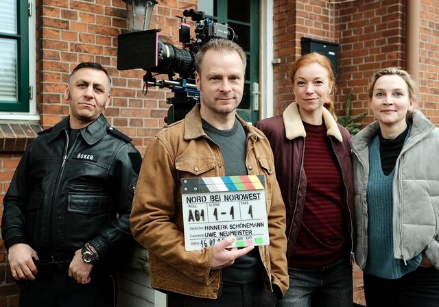 Dreh für neue Folge der Erfolgsreihe „Nord bei Nordwest“ mit Hinnerk Schönemann, Jana Klinge und Marleen Lohse – Schönemann führt erneut Regie