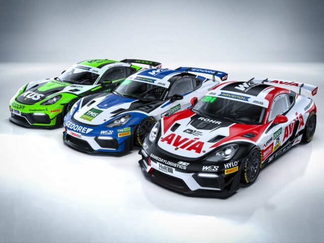 AVIA W&S Motorsport baut Programm in ADAC GT4 Germany auf drei Porsche aus