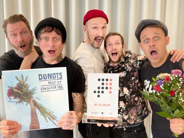 Donots nach fast 30 Jahren erstmals an Chartspitze