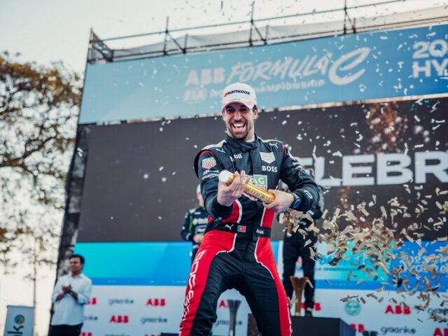 Porsche übernimmt mit Podium in Indien die Führung in der ABB FIA Formel-E-Weltmeisterschaft