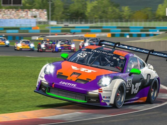Rennen, Porsche TAG Heuer Esports Supercup 2023, Lauf 2, Magny-Cours (F): Charlie Collins überzeugt beim PESC-Rennen in Magny-Cours