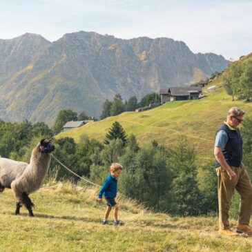 Tierisch unterwegs: Mit Lama und Geiß durch die Schweiz