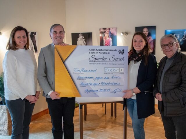 Spende an die Aktion Knochenmarkspende Sachsen-Anhalt e.V.
