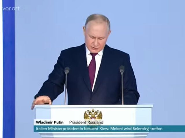 Lage der Nation: Rede von Russlands Präsident Wladimir Putin vor Staatsduma und Föderationsrat