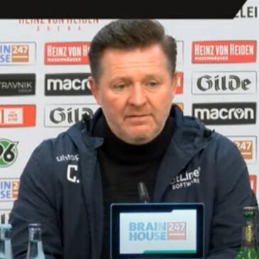 Pressekonferenz nach dem Spiel: Hannover 96 – 1. FC Magdeburg