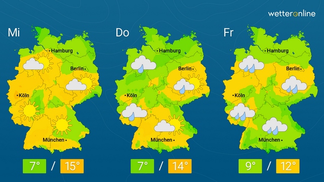 Trockenes Wetter bald vorbei