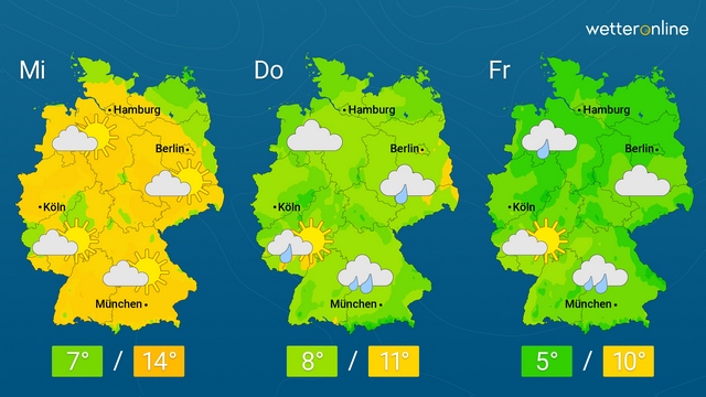 Temperatursturz: Bald 10 Grad kühler