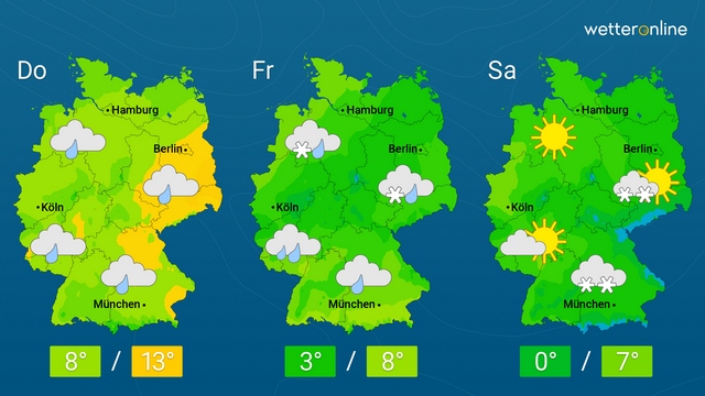 Auf Schmuddelwetter folgt Sonnenschein