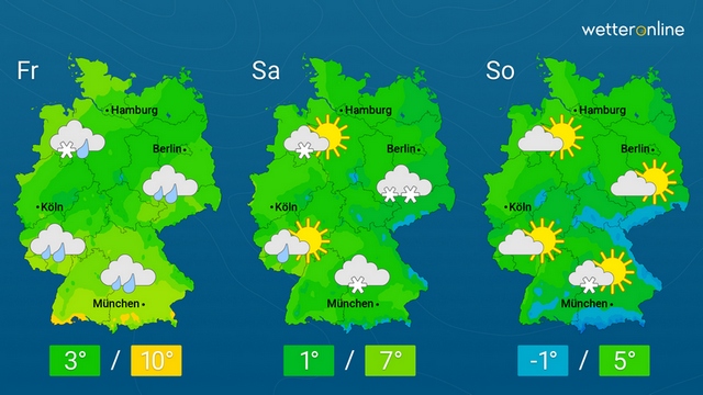 Nach Schnee viel Sonne