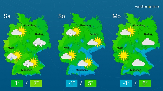 Nächste Woche Frostnächte in Serie