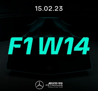Letzte Vorbereitungen vor dem Launch des Mercedes-AMG F1 W14 E PERFORMANCE
