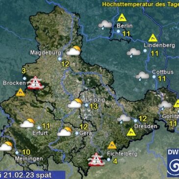 Sachsen-Anhalt Wetter am Dienstag