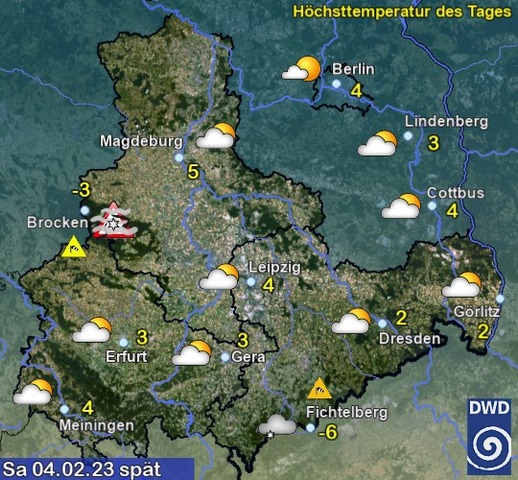 Sachsen-Anhalt Wetter am Samstag