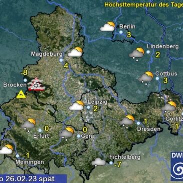 Sachsen-Anhalt Wetter am Sonntag