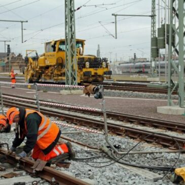 Deutsche Bahn erneuert Gleise der Strecke Hannover–Berlin