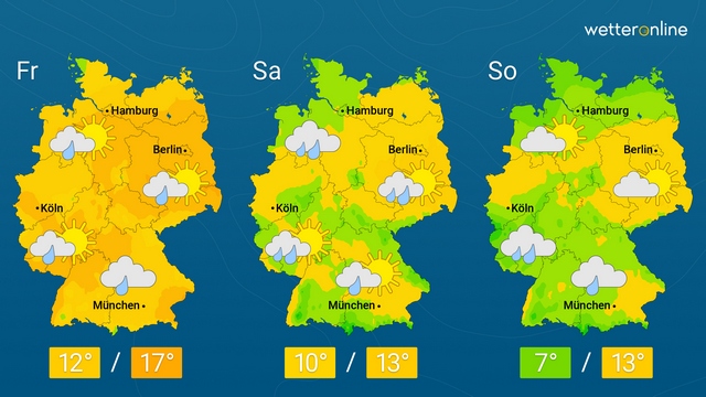 Temperaturen gehen auf Talfahrt