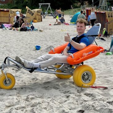 Ostsee-Urlaub für alle / Strandrolli und Co.: Eckernförde hat sich auf Menschen mit Handicap eingestellt
