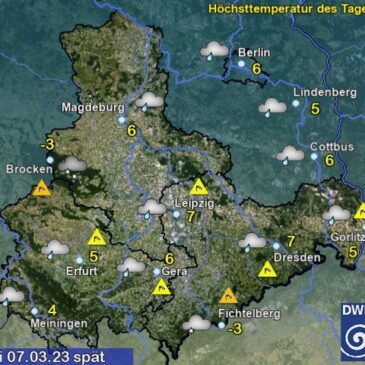 Sachsen-Anhalt Wetter am Dienstag