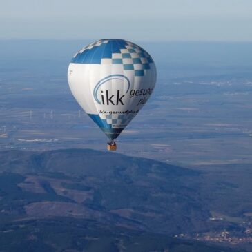 Per Ballon über den Harz: IKK gesund plus verloste Heißluftballonfahrt