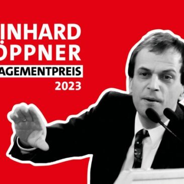 Reinhard-Höppner-Engagementpreis 2023 / Neben klassischer Juryentscheidung jetzt auch bis 9. Juli digitales Voting möglich