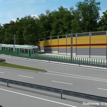 Neue Straßenbahntrasse: Bauarbeiten am Magdeburger Ring ab Dienstag