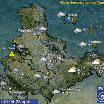 Sachsen-Anhalt Wetter am Samstag