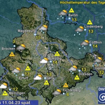 Sachsen-Anhalt Wetter am Dienstag