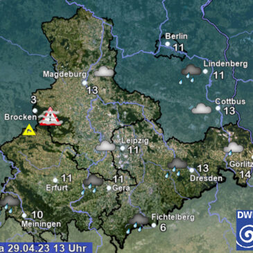 Sachsen-Anhalt Wetter am Sonntag