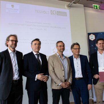Universität Magdeburg und Tesvolt AG wollen innovative Batteriespeicher entwickeln