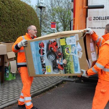 Bitte des Abfallwirtschaftsbetriebes: Sperrige Kartons nur zerkleinert in der Altpapiertonne entsorgen