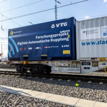 Digitaler Güterzug absolviert Testlauf mit Bravour