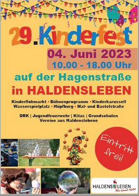 Spiel, Spaß und jede Menge mehr: Haldensleben lädt ein zum Kinderfest am 4. Juni