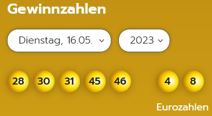 Eurojackpot: Zahlen & Quoten (Dienstags-Ziehung)