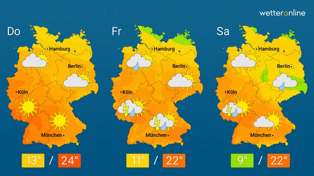 Häufiger Schauer und Gewitter