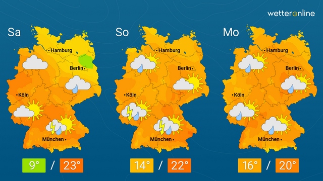 Neue kräftige Gewitter – Eisheiligen ohne Frost