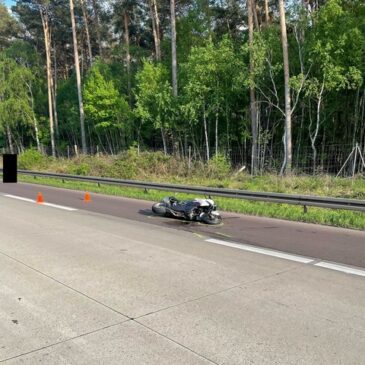 Tragischer Motorradunfall auf der A2