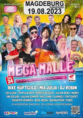 Der Ballermann nimmt Kurs auf Magdeburg: MEGA MALLE – Das Parkfestival der Mallorca-Stars !