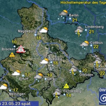 Sachsen-Anhalt Wetter am Dienstag