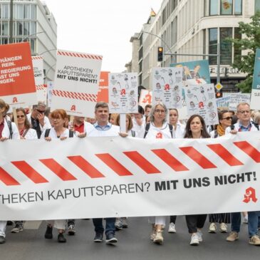 Apotheken-Protesttag setzt starkes Zeichen gegen die Untätigkeit der Gesundheitspolitik