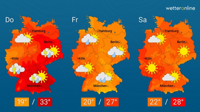 Sonniges Sommerwochenende