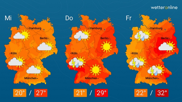 „Tauziehen“ zwischen Hochs und Tiefs