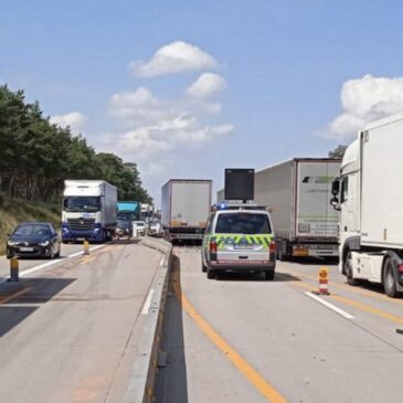 Lkw-Unfall auf A2 sorgt lange für Verkehrsbehinderungen