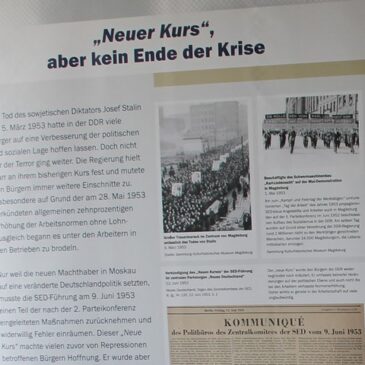 Gedenkstätte Moritzplatz Magdeburg zeigt ab heute die Sonderausstellung „Magdeburg, 17. Juni 1953“
