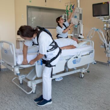 Hightech für gesunde Pflege – Universitätsmedizin Magdeburg erprobt Exoskelette