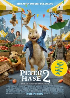 Animationskomödie: Peter Hase 2 – Ein Hase macht sich vom Acker (Sat.1  20:15 – 22:05 Uhr)